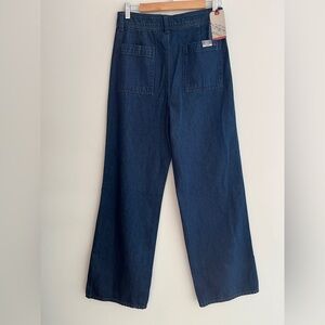 BUFFALO High Rise Wide Leg Adele Dark Wash Jeans W29 Nautical Casual NWT 16013